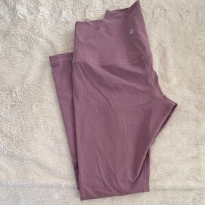 Lululemon Purple High-Waisted Leggings